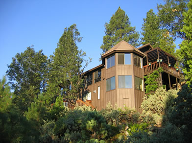 Outside view of the house
