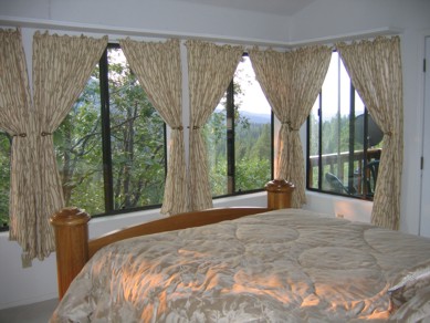 View of master bedroom and windows