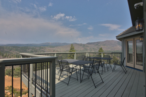 View north from kitchen deck